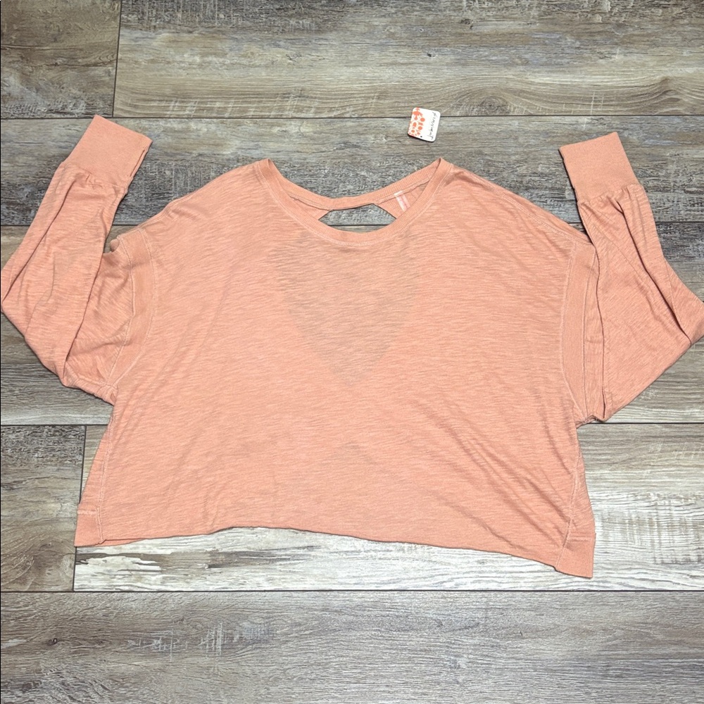 NWT FP Movement My Time Layer Long Sleeve Petal Large - Picture 3 of 12